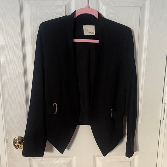 Mustard Seed Classic Black Blazer with design size medium - Picture 1 of 4
